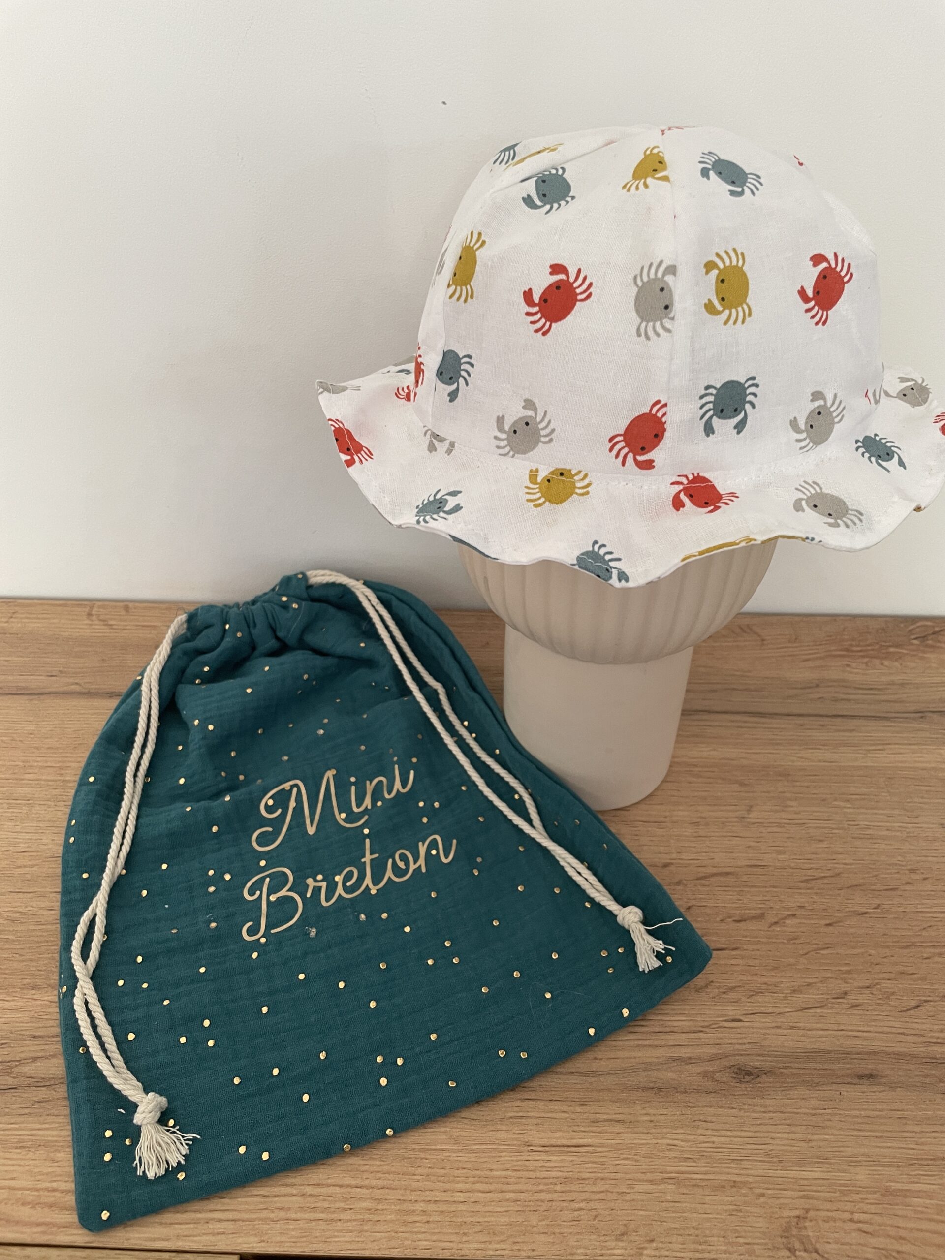 bob pour enfant et sac pochon Fernande35